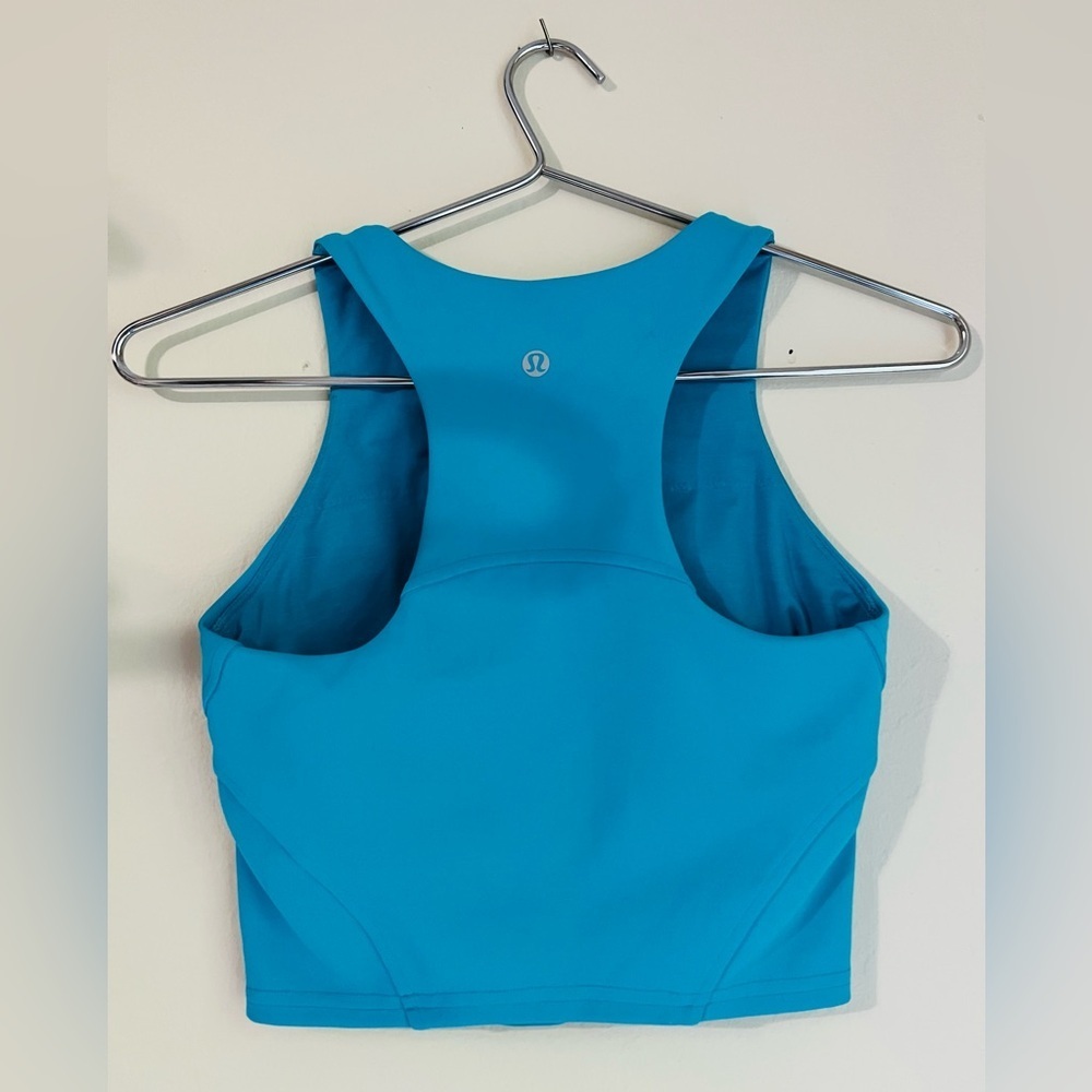 Blue Sleeveless Crop Top lululemon atlética - Picture 2 of 3